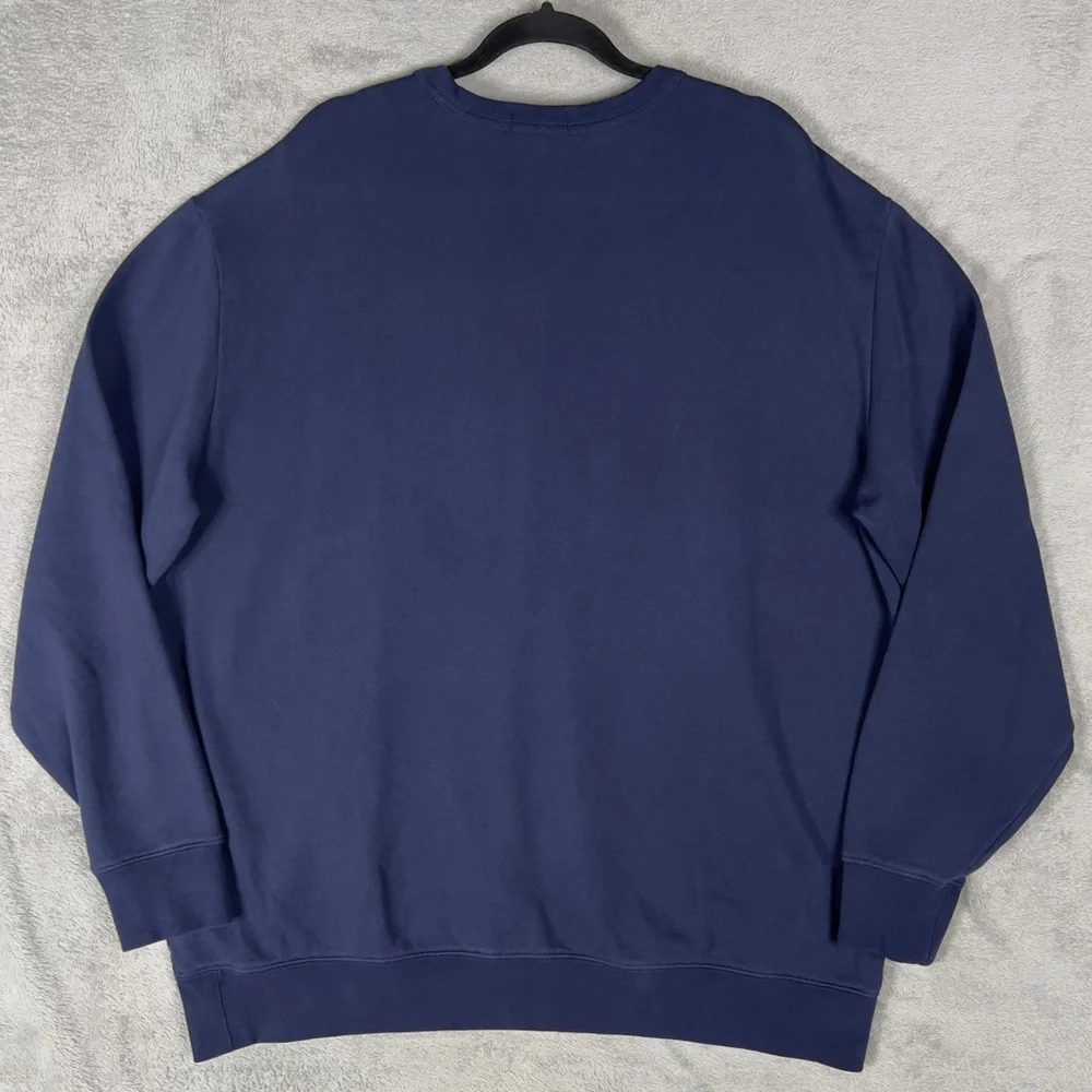 Polo Ralph Lauren Polo Team Crewneck Sweatshirt Men's 2XLT Navy Embroidered - Picture 9 of 13